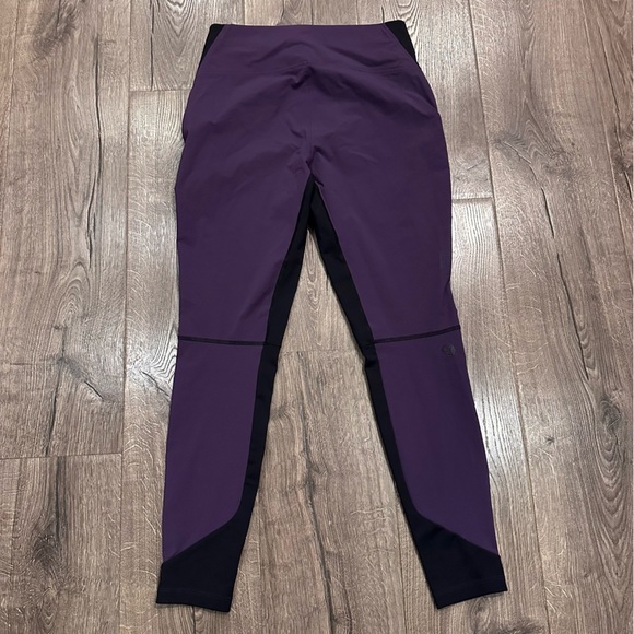 Mountain Hardwear Women's CHOCKSTONE NIGHT IRIS PURPLE TIGHTS Pants S UPF 50 - Picture 10 of 11